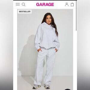 Garage Spring Grey UltraFleece Hoodie Size S/M